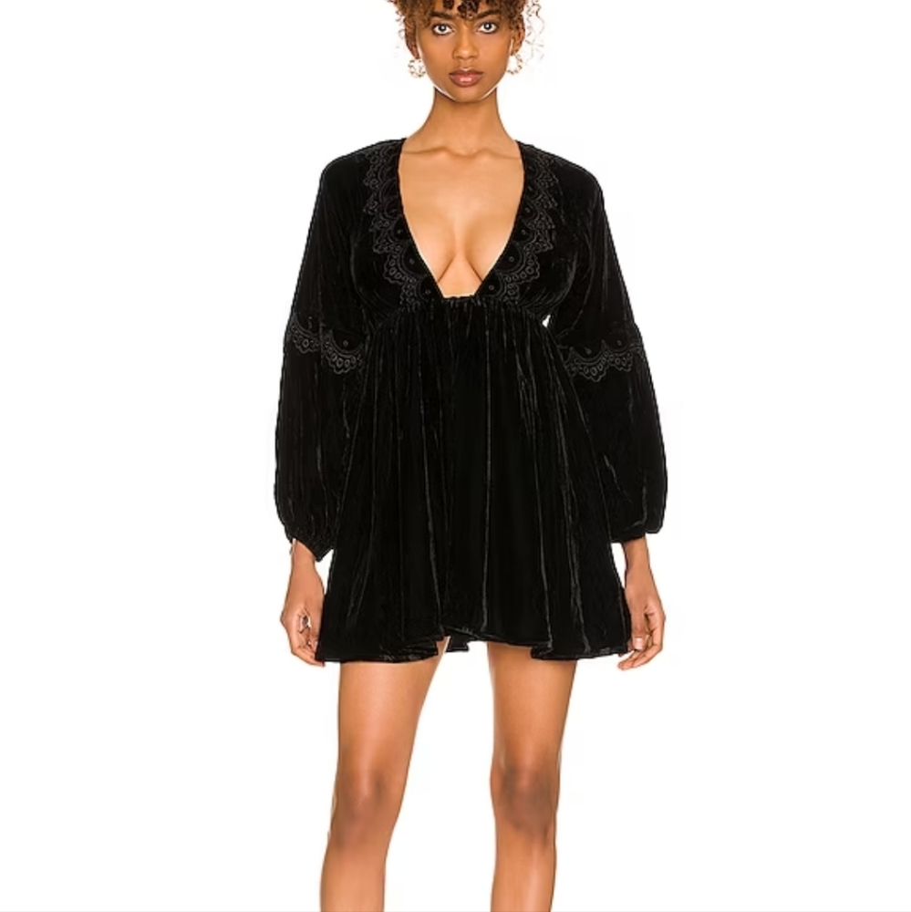 Juliet Mini Dress in BlackTularosa